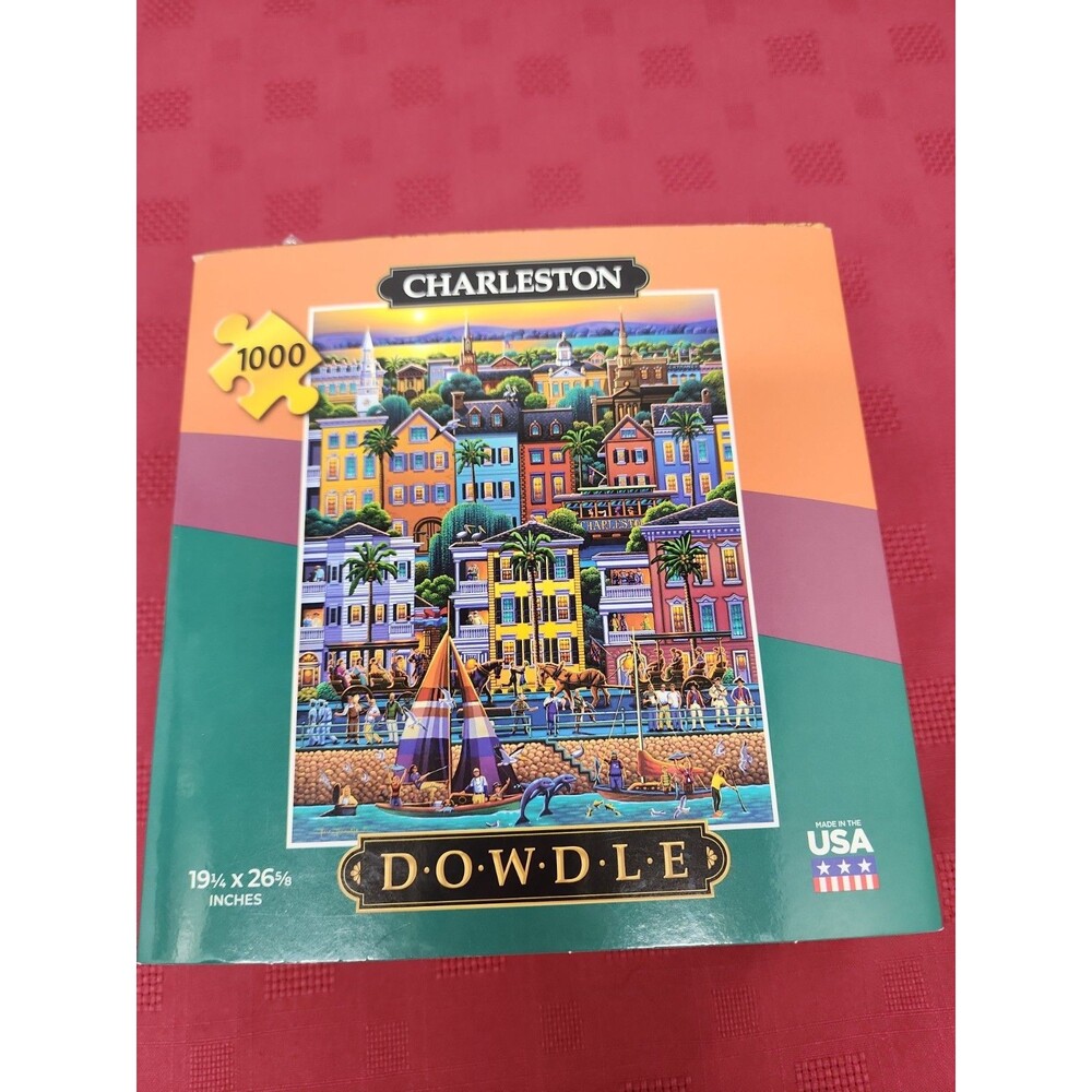 Dowdle Jigsaw Puzzle "Charleston" 1000 Piece 19" X 27"  New In Sealed Package